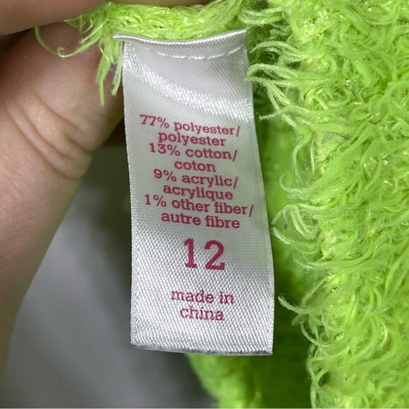 Justice, Girls Long Sleeve Glitzy Sweater. Size 12. Excellent condition! - Picture 5 of 6